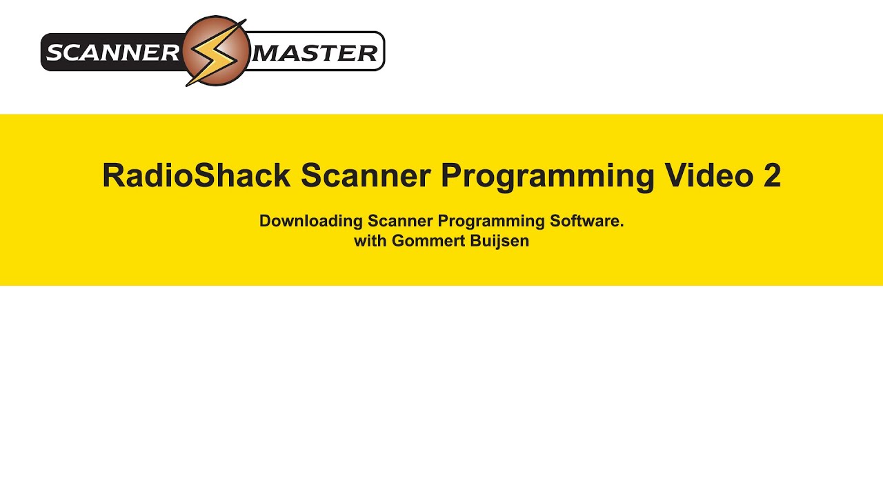 Radio Shack Scanner Software Mac